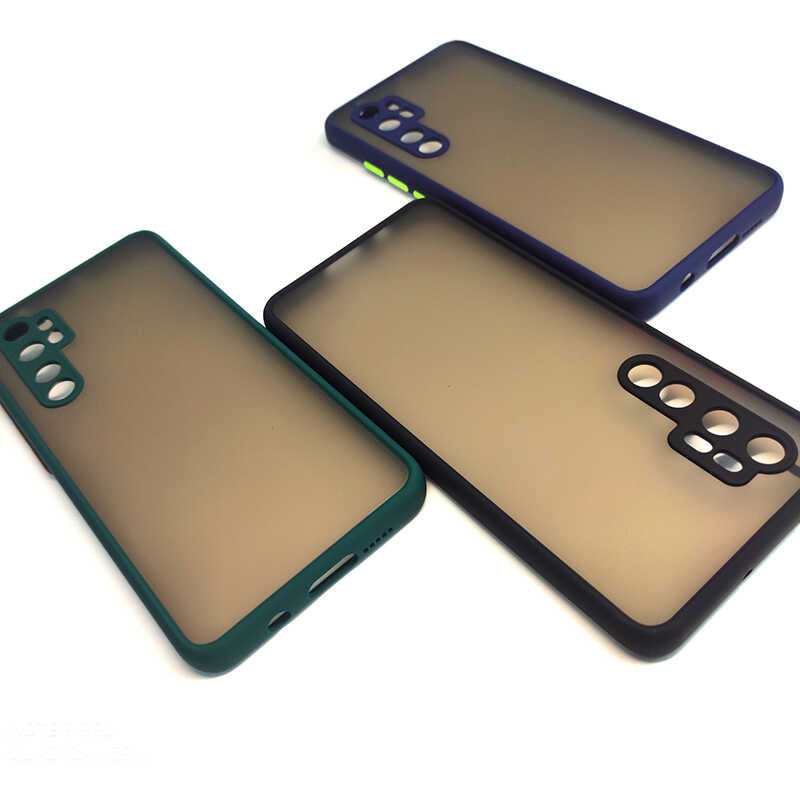 Xiaomi Mi Note 10 Lite Kılıf Zore Hux Kapak Mor