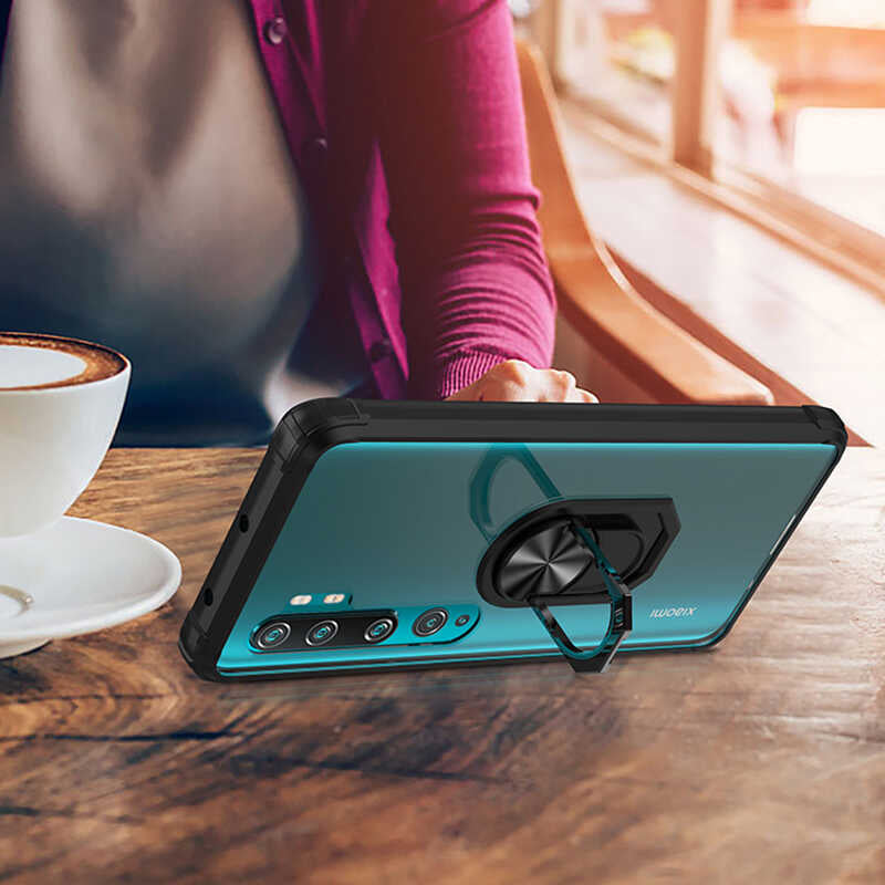Xiaomi Mi Note 10 Lite Kılıf Zore Mola Kapak Kırmızı