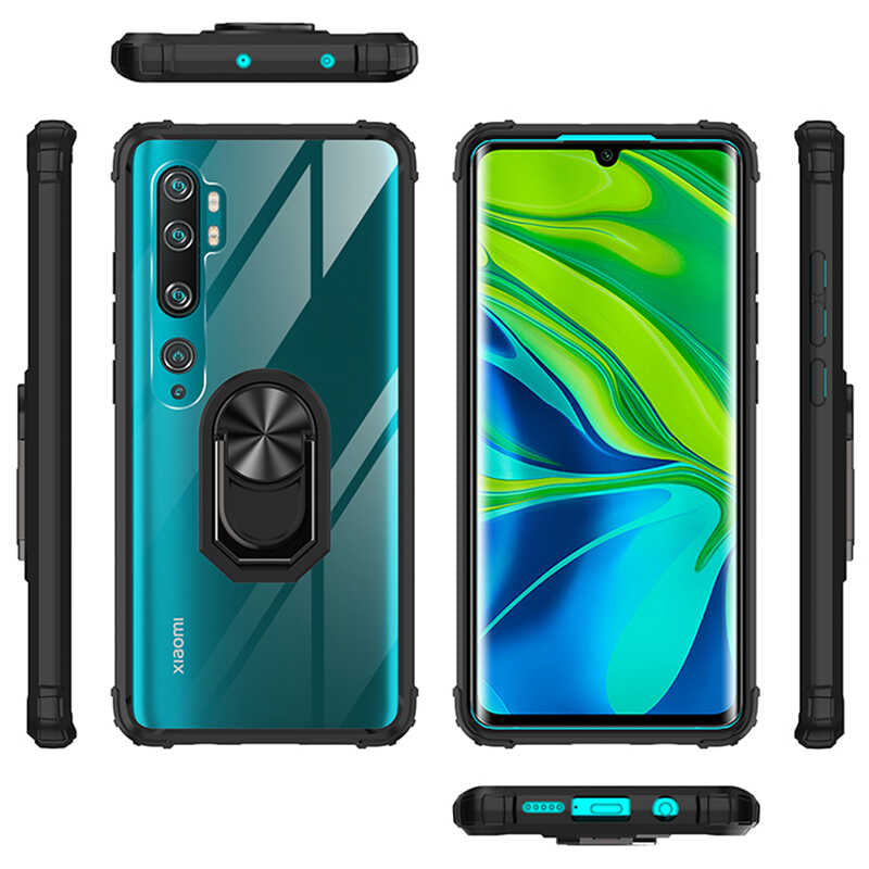 Xiaomi Mi Note 10 Lite Kılıf Zore Mola Kapak Kırmızı