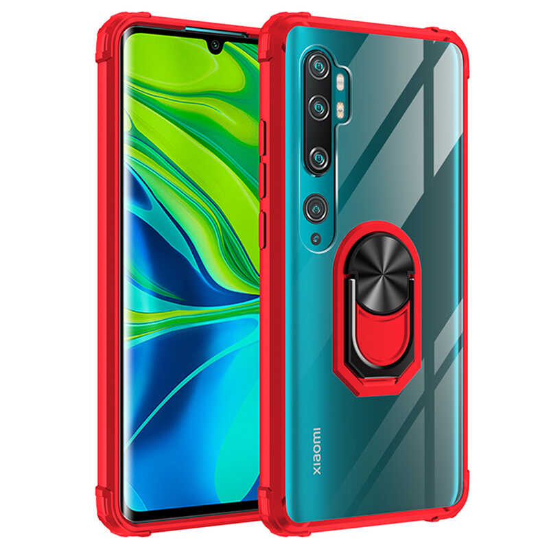 Xiaomi Mi Note 10 Lite Kılıf Zore Mola Kapak Kırmızı