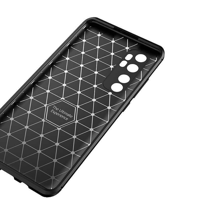 Xiaomi Mi Note 10 Lite Kılıf Zore Negro Silikon Kapak Kahverengi
