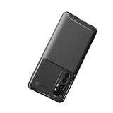 Xiaomi Mi Note 10 Lite Kılıf Zore Negro Silikon Kapak Kahverengi