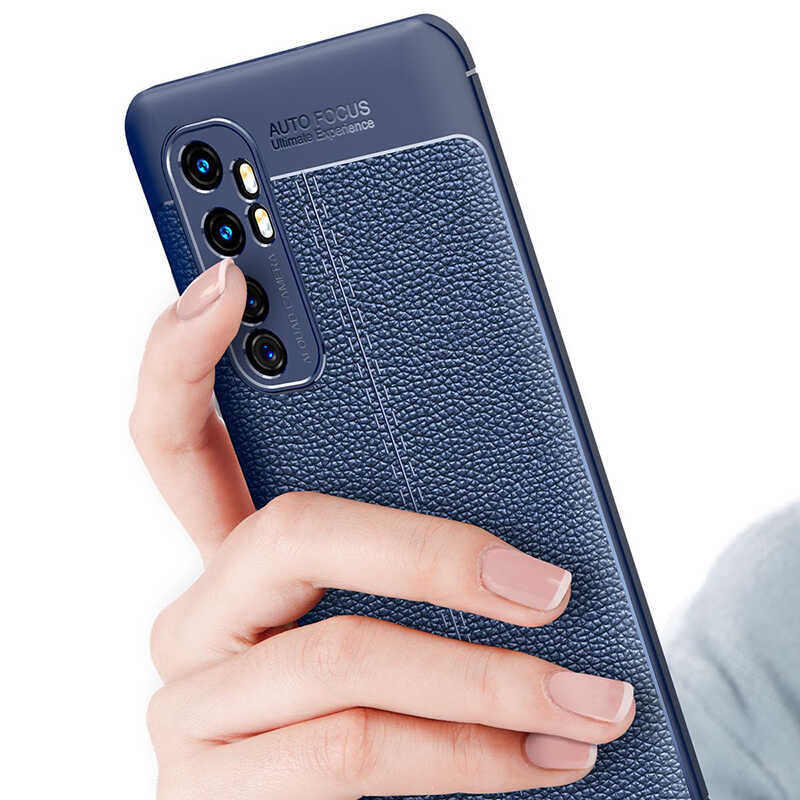 Xiaomi Mi Note 10 Lite Kılıf Zore Niss Silikon Kapak Kırmızı