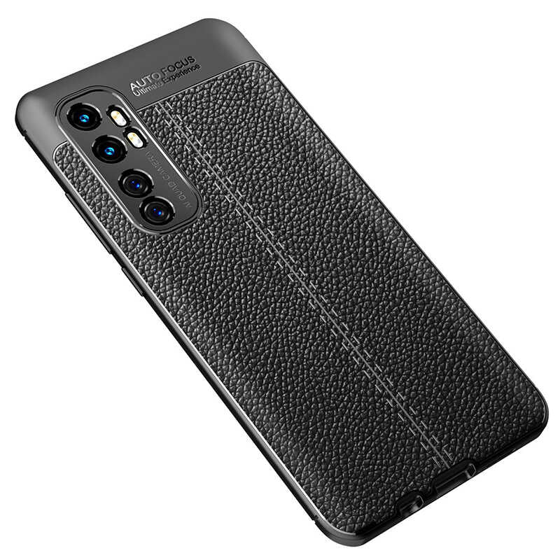 Xiaomi Mi Note 10 Lite Kılıf Zore Niss Silikon Kapak Kırmızı