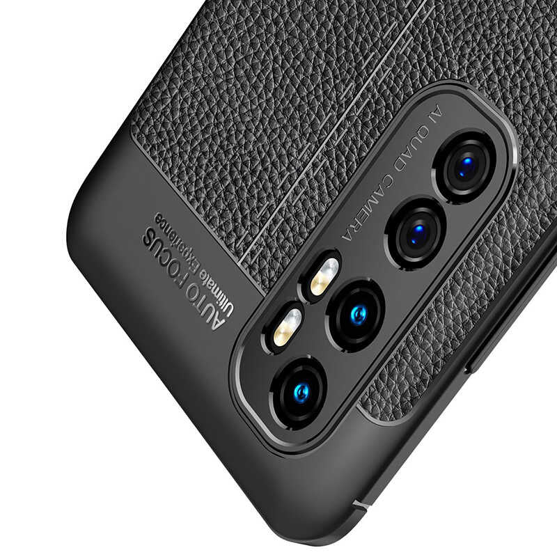 Xiaomi Mi Note 10 Lite Kılıf Zore Niss Silikon Kapak Kırmızı