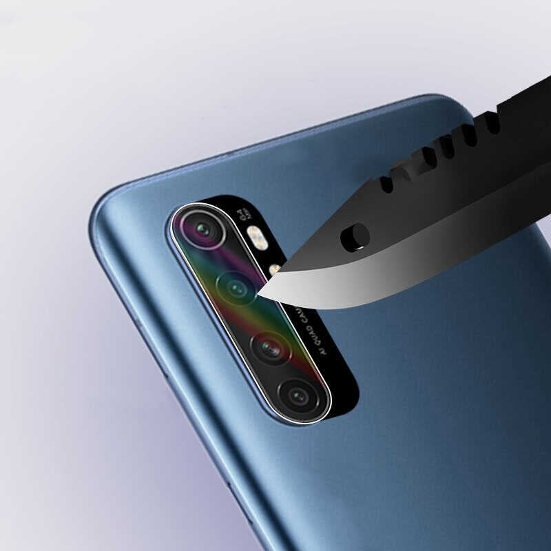 Xiaomi Mi Note 10 Lite Zore Nano Kamera Koruyucu Renksiz