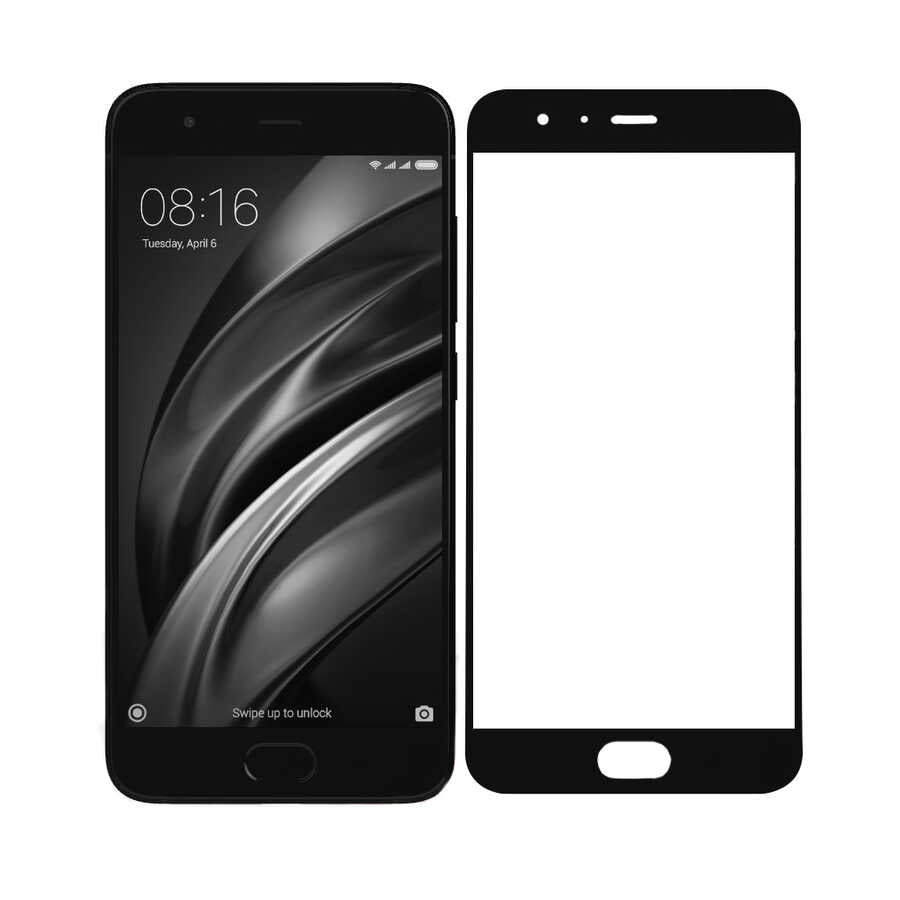 Xiaomi Mi Note 3 Davin 5D Cam Ekran Koruyucu Siyah