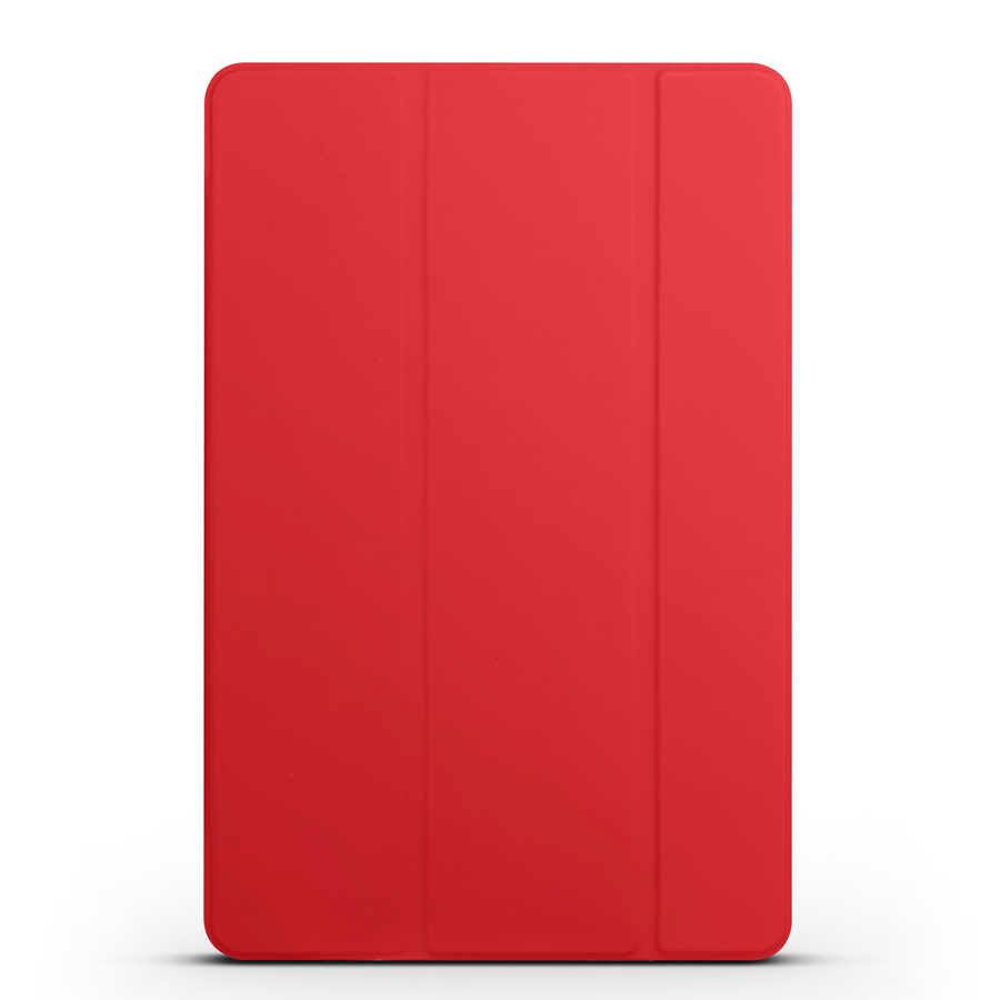 Xiaomi Mi Pad 5 Zore Smart Cover Standlı 1-1 Kılıf Kırmızı