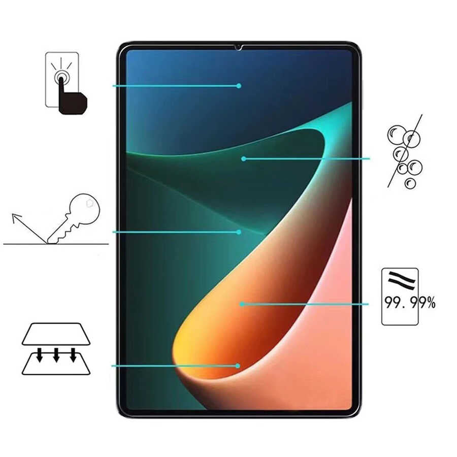 Xiaomi Mi Pad 5 Zore Tablet Temperli Cam Ekran Koruyucu Renksiz