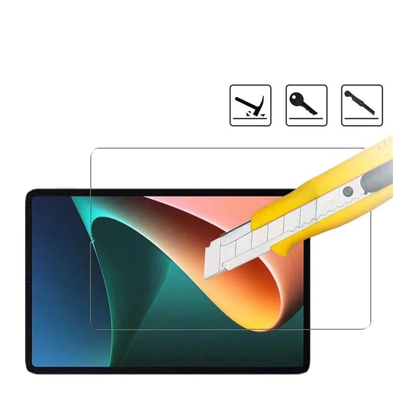 Xiaomi Mi Pad 5 Zore Tablet Temperli Cam Ekran Koruyucu Renksiz