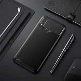 Xiaomi Mi Play Kılıf Zore Negro Silikon Kapak Kahverengi