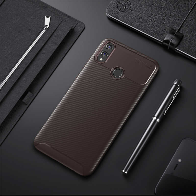 Xiaomi Mi Play Kılıf Zore Negro Silikon Kapak Kahverengi