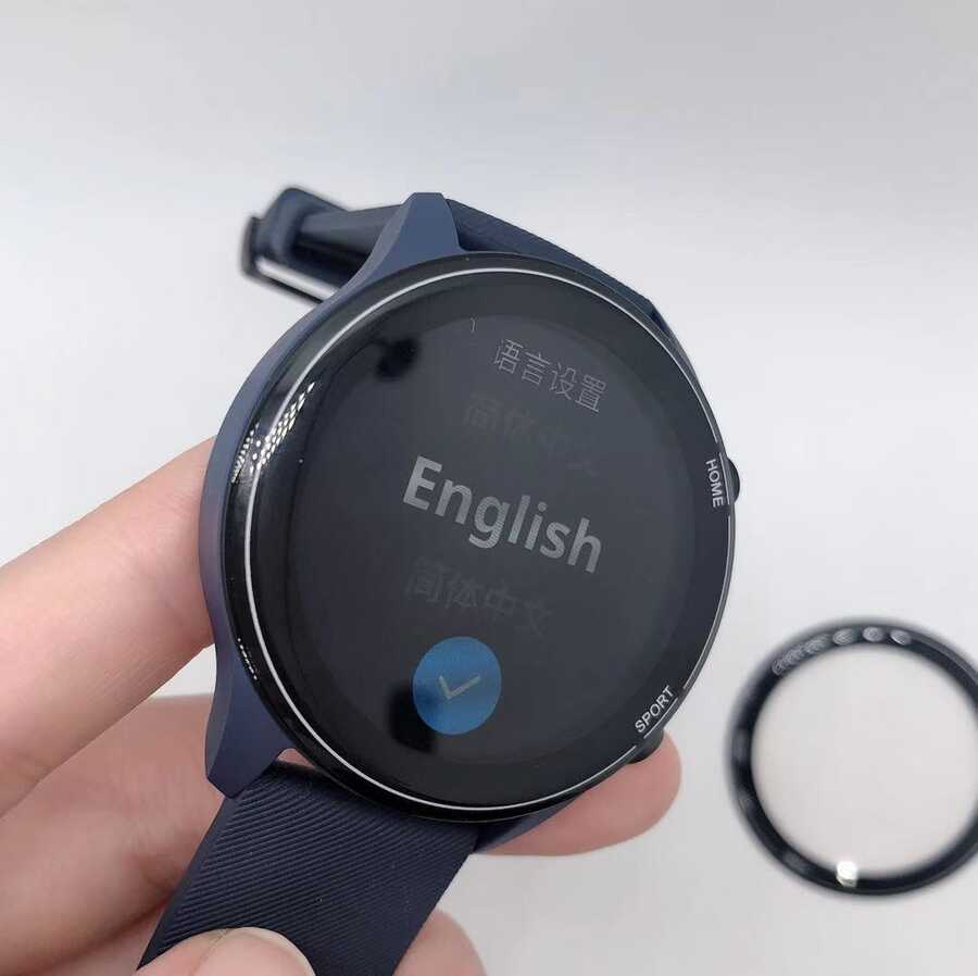 Xiaomi Mi Watch Color Zore PMMA Pet Saat Ekran Koruyucu Siyah