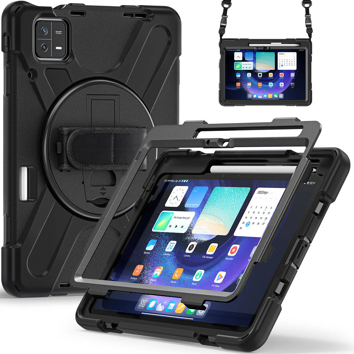 Xiaomi Pad 6 Zore Defender Tablet Silikon Siyah
