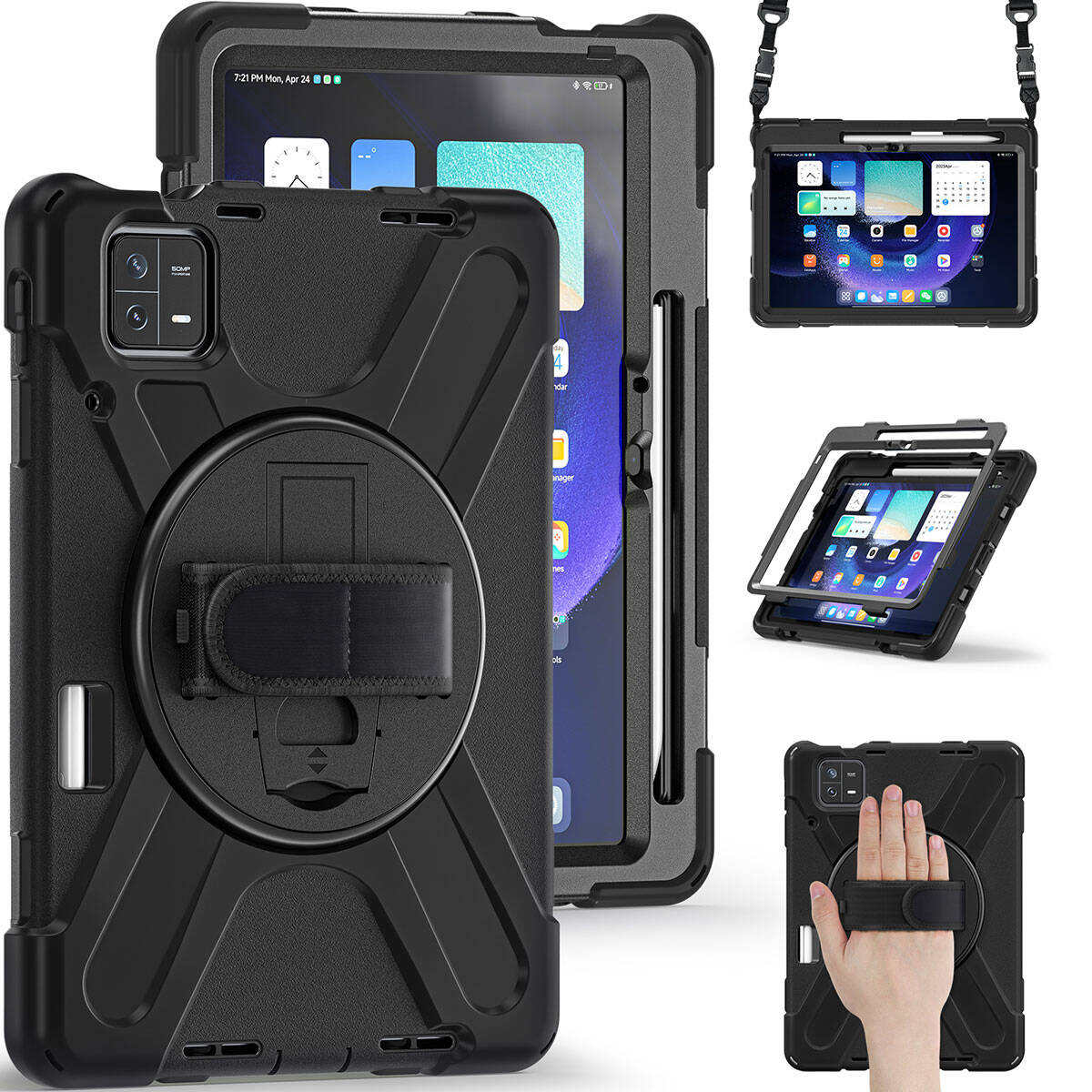Xiaomi Pad 6 Zore Defender Tablet Silikon Siyah