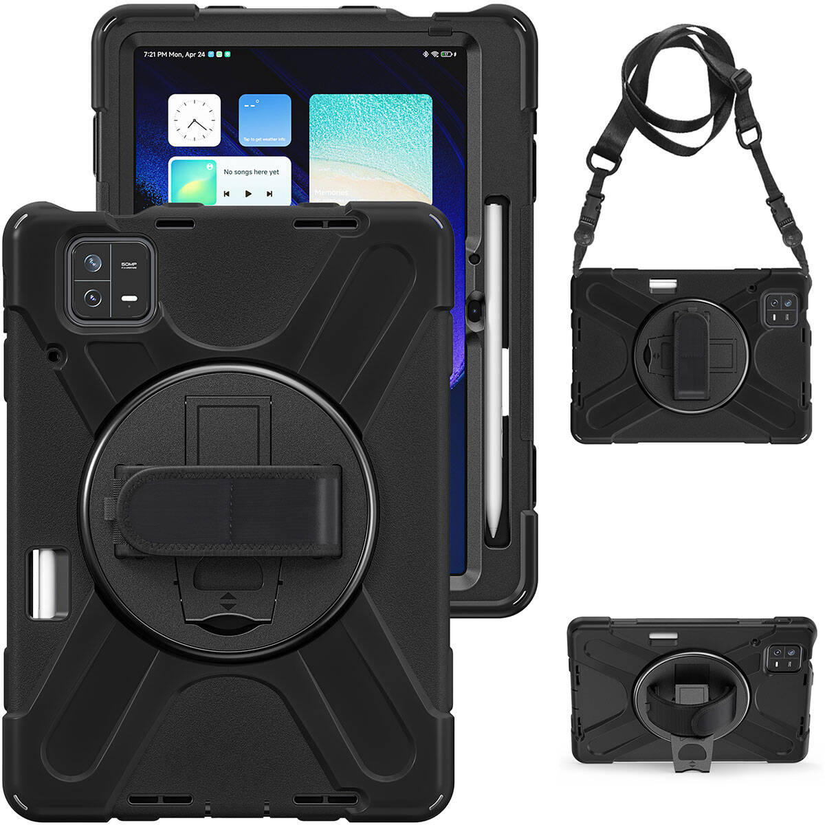 Xiaomi Pad 6 Zore Defender Tablet Silikon Siyah