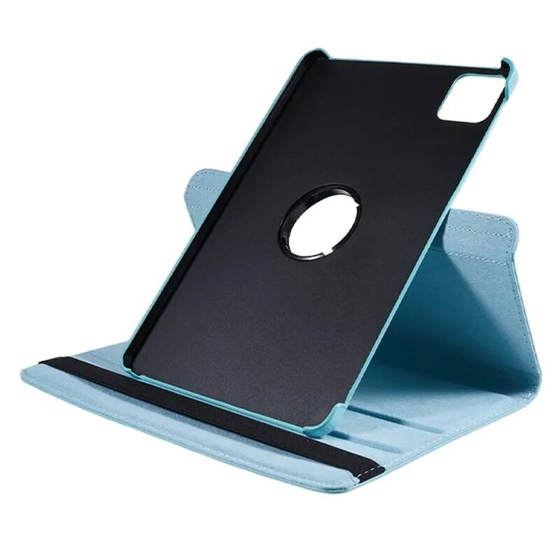 Xiaomi Pad 6 Zore Dönebilen Standlı Kılıf Mavi