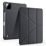 Xiaomi Pad 7 Kılıf Zore Tri Folding Kalem Bölmeli Standlı Kılıf Mor