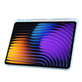 Xiaomi Pad 7 Kılıf Zore Tri Folding Kalem Bölmeli Standlı Kılıf Mor