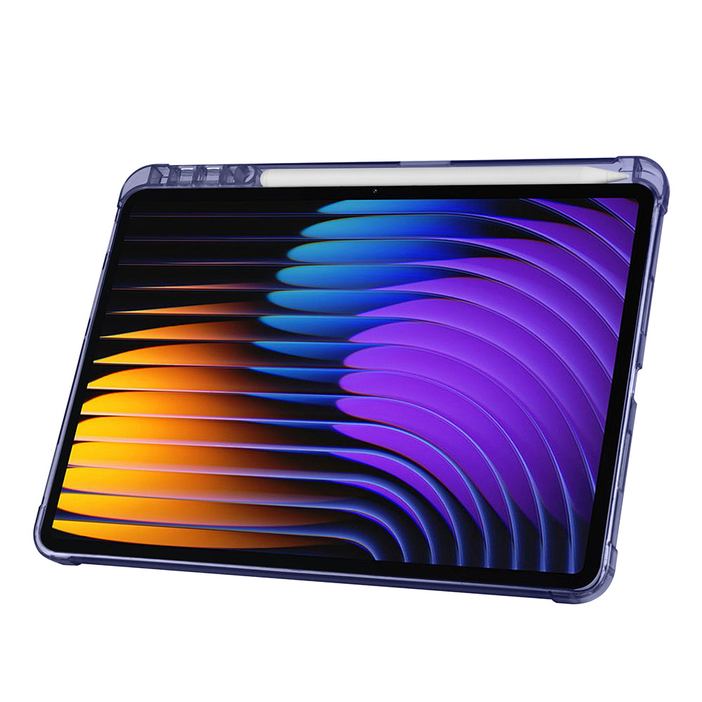 Xiaomi Pad 7 Kılıf Zore Tri Folding Kalem Bölmeli Standlı Kılıf Rose Gold