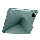 Xiaomi Pad 7 Kılıf Zore Tri Folding Kalem Bölmeli Standlı Kılıf Rose Gold
