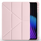 Xiaomi Pad 7 Kılıf Zore Tri Folding Kalem Bölmeli Standlı Kılıf Mor