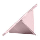 Xiaomi Pad 7 Kılıf Zore Tri Folding Kalem Bölmeli Standlı Kılıf Rose Gold