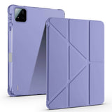 Xiaomi Pad 7 Kılıf Tri Folding Kalem Bölmeli Standlı Kılıf Mor