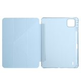 Xiaomi Pad 7 Pro Kılıf Zore Tri Folding Kalem Bölmeli Standlı Kılıf Mavi