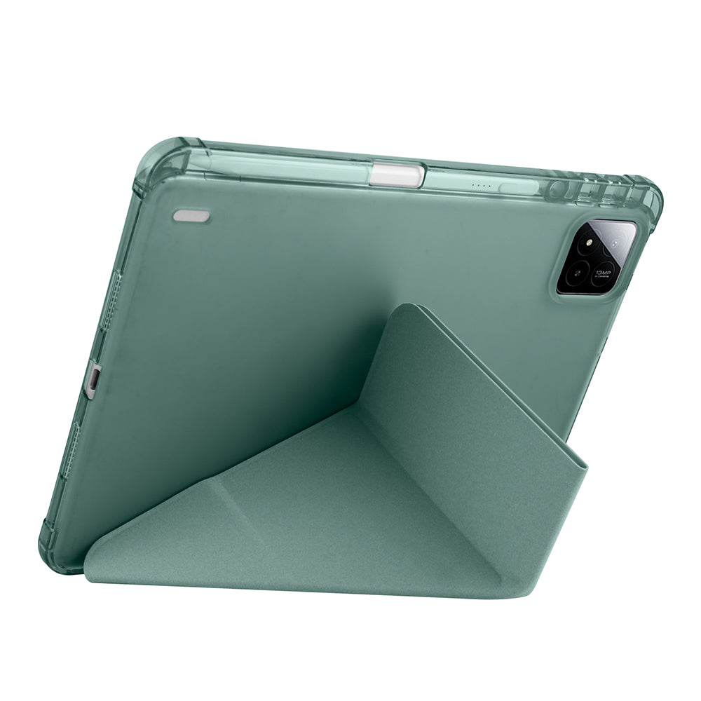 Xiaomi Pad 7 Pro Kılıf Zore Tri Folding Kalem Bölmeli Standlı Kılıf Lacivert