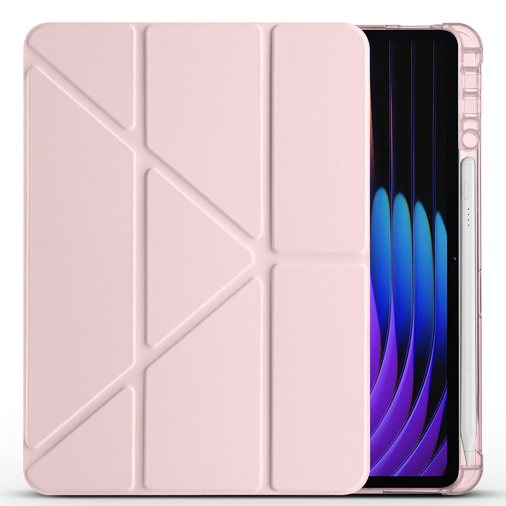 Xiaomi Pad 7 Pro Kılıf Zore Tri Folding Kalem Bölmeli Standlı Kılıf Mor