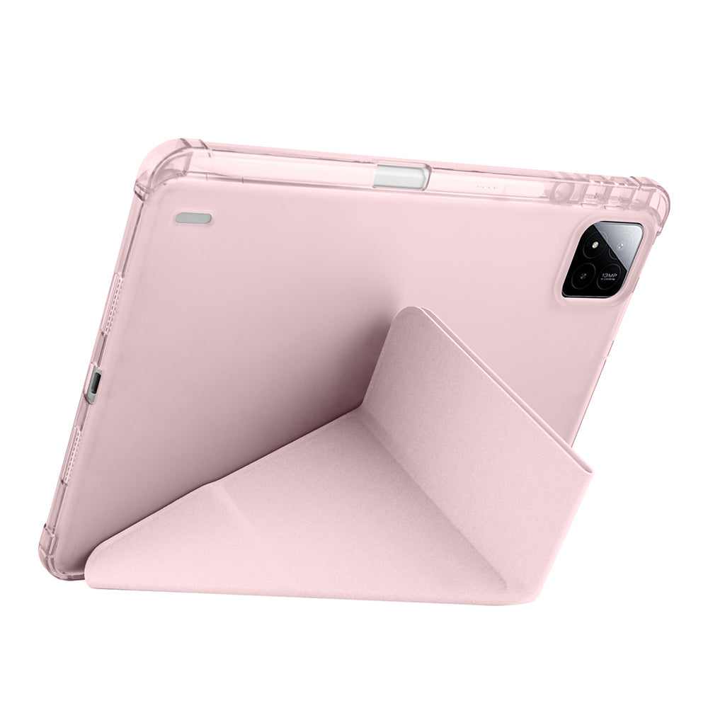Xiaomi Pad 7 Pro Kılıf Zore Tri Folding Kalem Bölmeli Standlı Kılıf Mavi