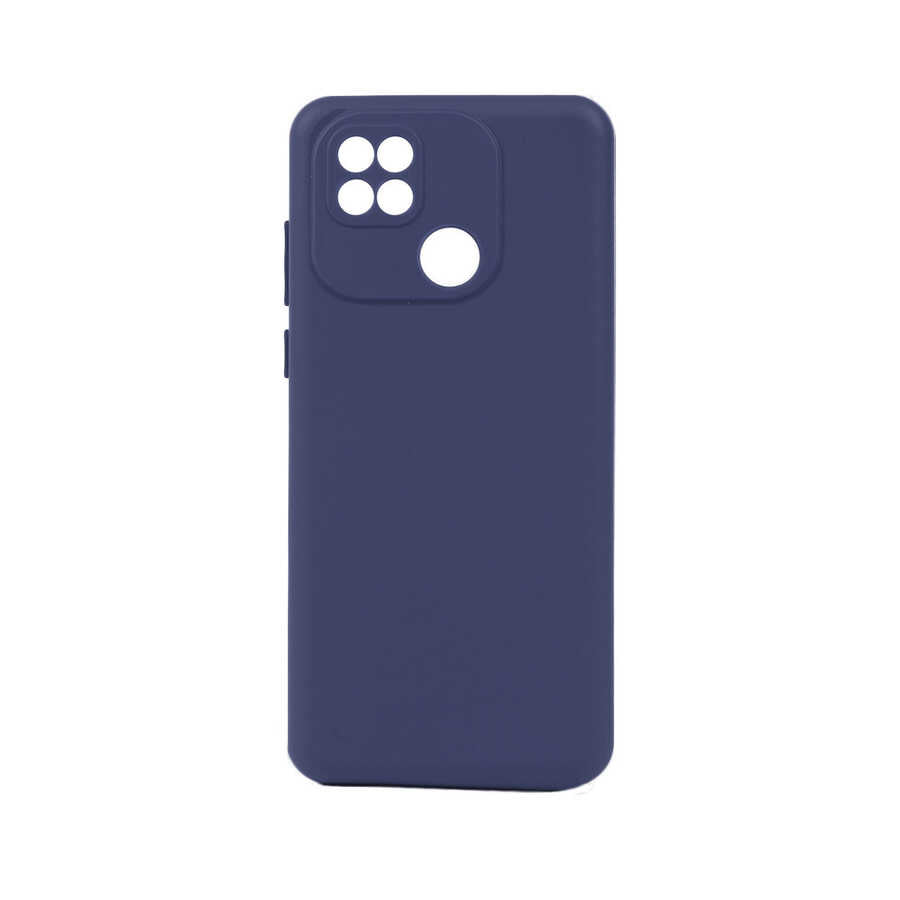 Xiaomi Poco C40 Kılıf Zore Biye Silikon Lacivert