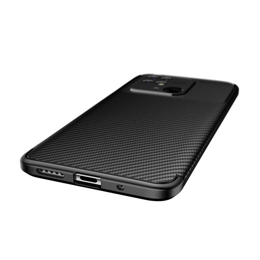 Xiaomi Poco C40 Kılıf Zore Negro Silikon Kapak Lacivert