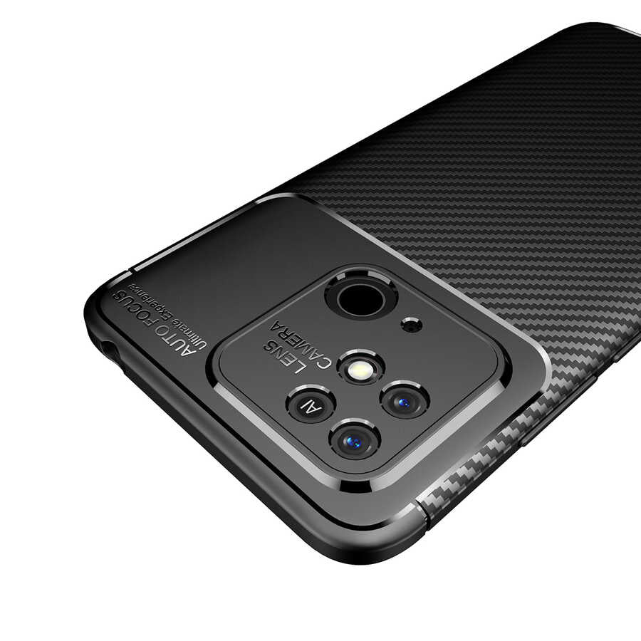 Xiaomi Poco C40 Kılıf Zore Negro Silikon Kapak Lacivert
