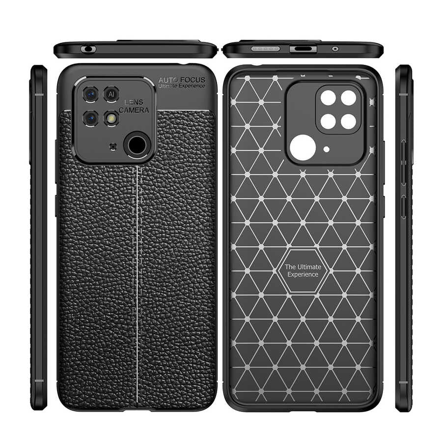 Xiaomi Poco C40 Kılıf Zore Niss Silikon Kapak Lacivert