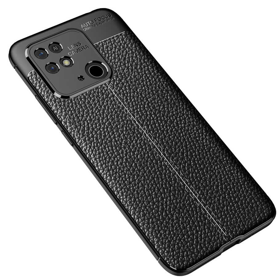Xiaomi Poco C40 Kılıf Zore Niss Silikon Kapak Lacivert