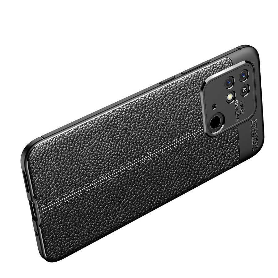 Xiaomi Poco C40 Kılıf Zore Niss Silikon Kapak Lacivert