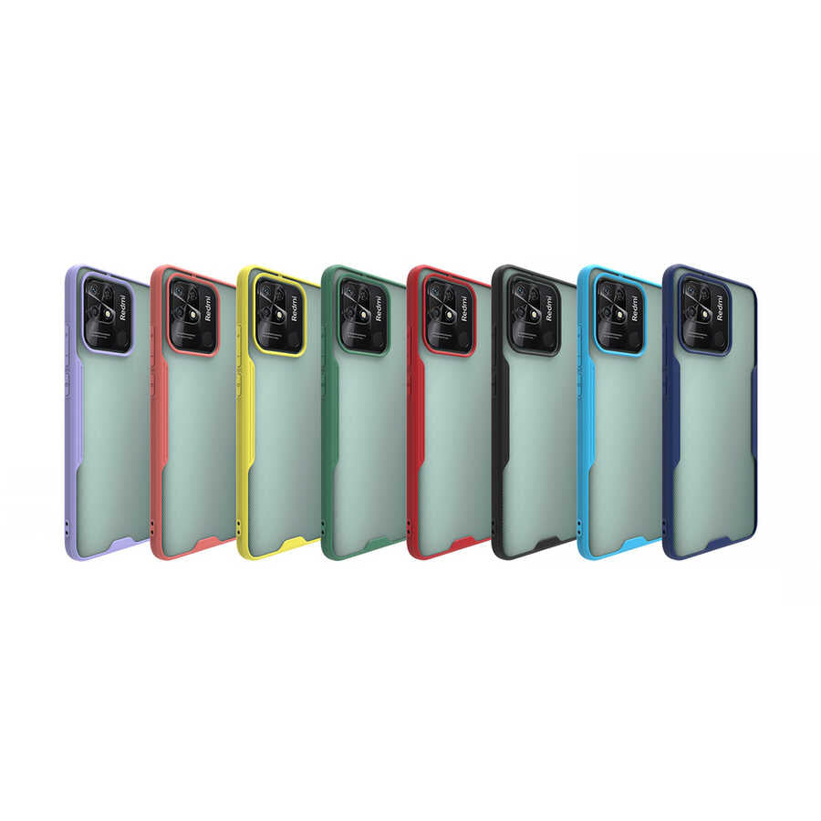 Xiaomi Poco C40 Kılıf Zore Parfe Kapak Koyu Yeşil