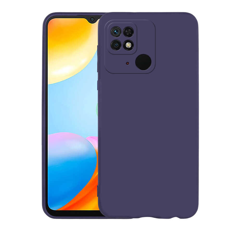 Xiaomi Poco C40 Kılıf Zore Premier Silikon Kapak Lacivert