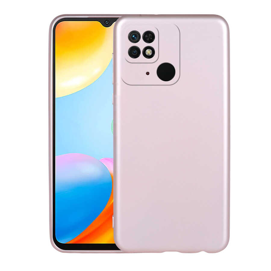 Xiaomi Poco C40 Kılıf Zore Premier Silikon Kapak Rose Gold