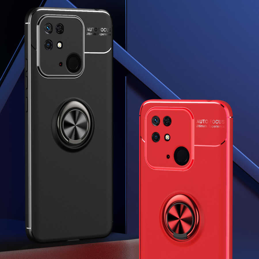Xiaomi Poco C40 Kılıf Zore Ravel Silikon Kapak Mavi