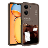 Xiaomi Poco C65 Kılıf Kamera Korumalı Baskılı Arka Yüzey Zore Klas Kapak Beyaz