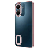 Xiaomi Poco C65 Kılıf Kamera Korumalı Logo Gösteren Zore Omega Kapak Siyah