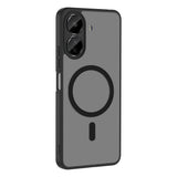 Xiaomi Poco C65 Kılıf M-safe Şarj Özellikli Zore Babet Kapak Siyah