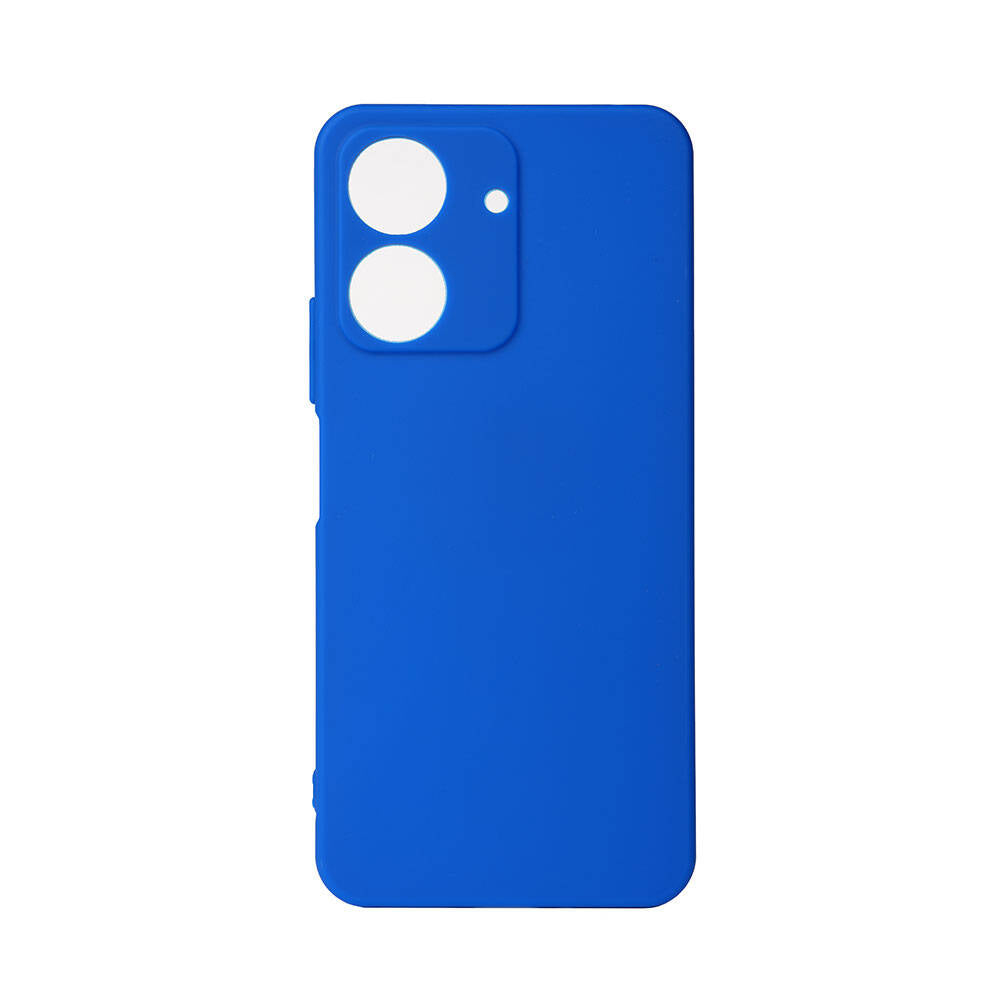 Xiaomi Poco C65 Kılıf Zore Biye Silikon Mavi