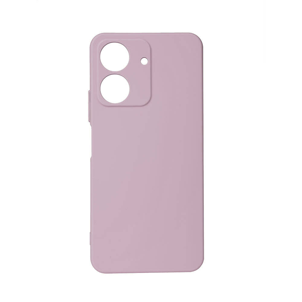 Xiaomi Poco C65 Kılıf Zore Biye Silikon Pembe Açık
