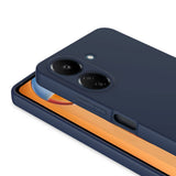 Xiaomi Poco C65 Kılıf Zore Mara Lansman Kapak Lacivert