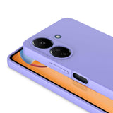 Xiaomi Poco C65 Kılıf Zore Mara Lansman Kapak Lila