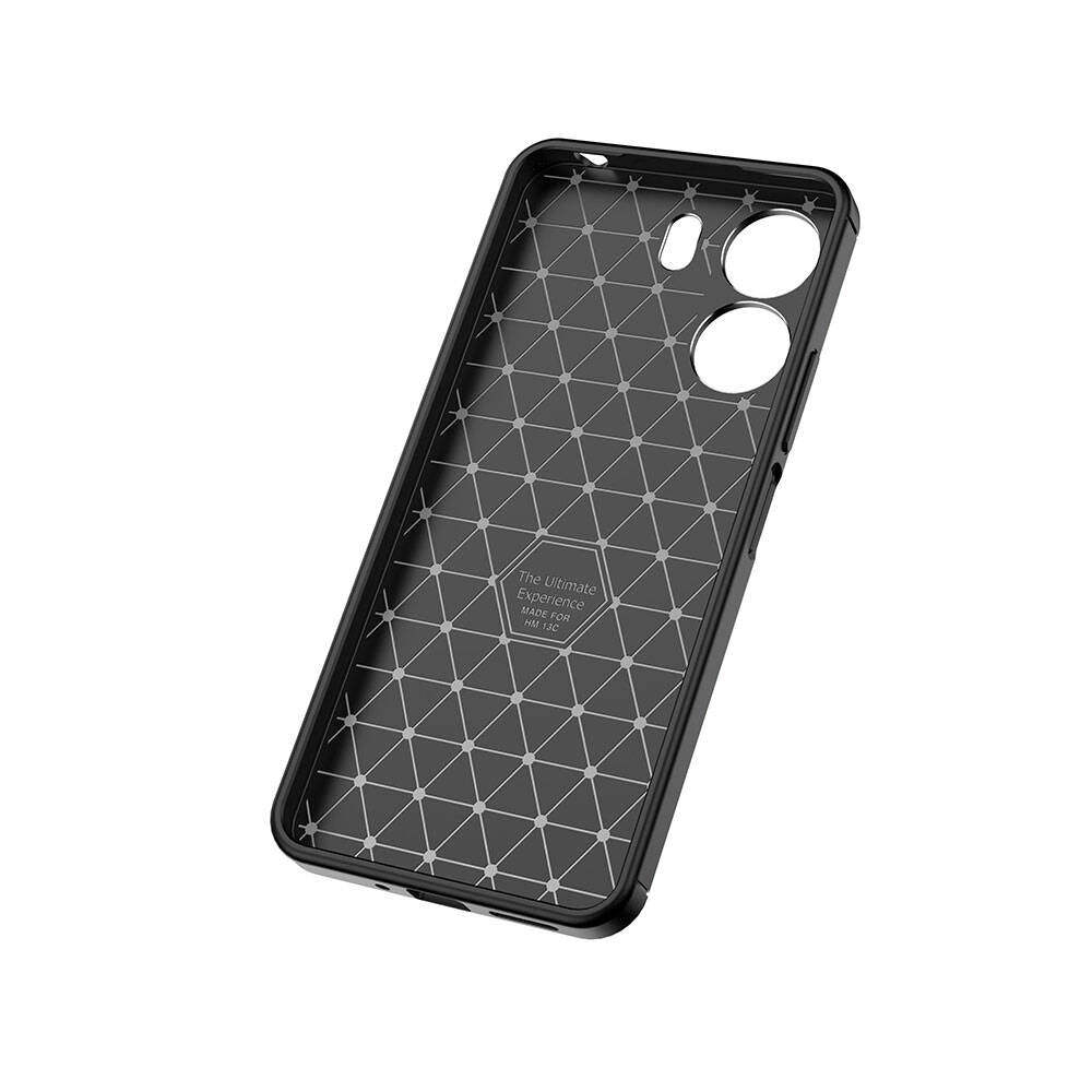 Xiaomi Poco C65 Kılıf Zore Negro Silikon Kapak Siyah